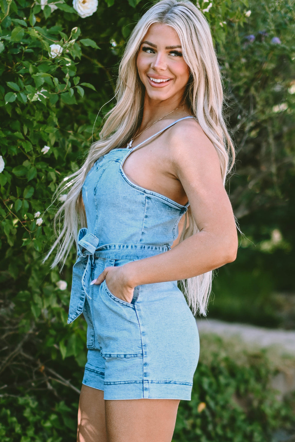 Beau blauwe denim romper - PrizQ