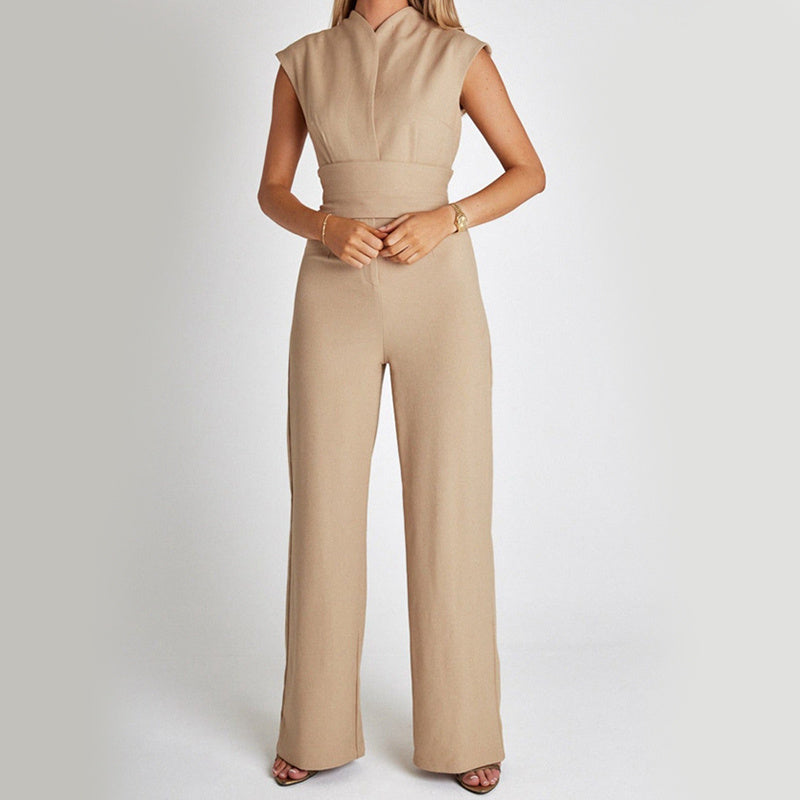 Elegante jumpsuit met wijde pijpen voor de zomer - Stijlvol en comfortabel - PrizQ