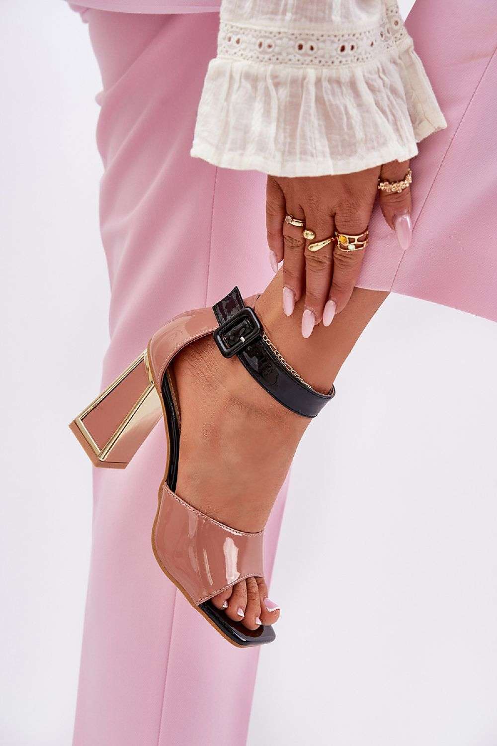 sandalen op hak model 212824 Step in style