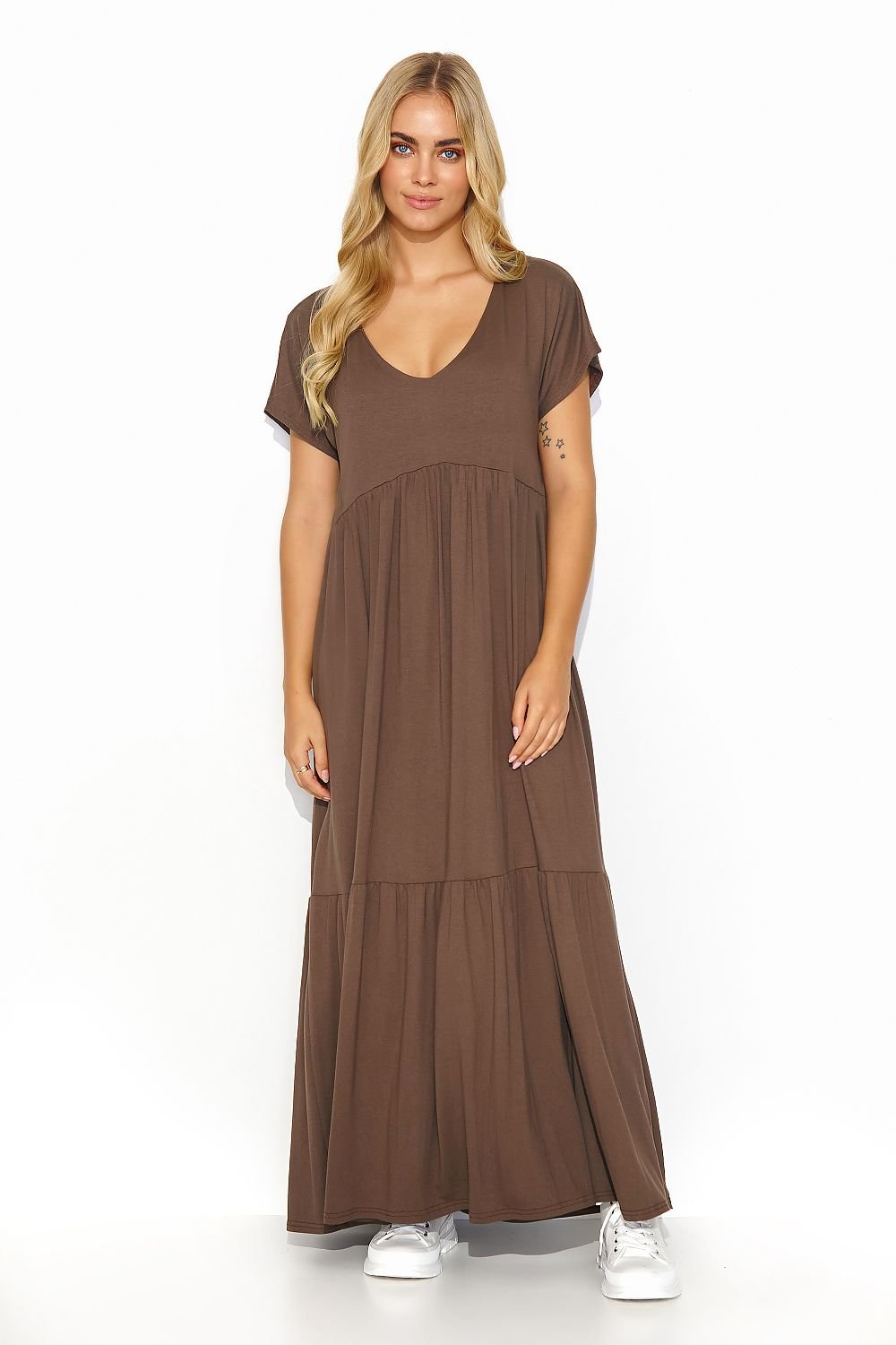 Day dress model 192956 Makadamia