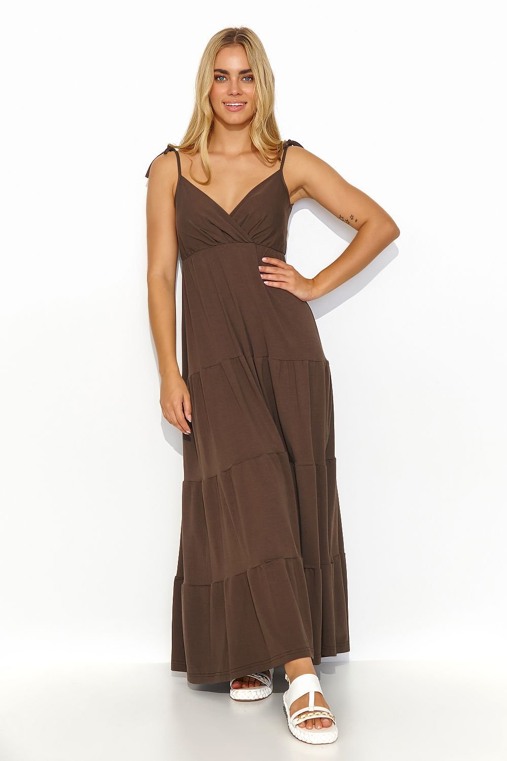 Day dress model 194319 Makadamia