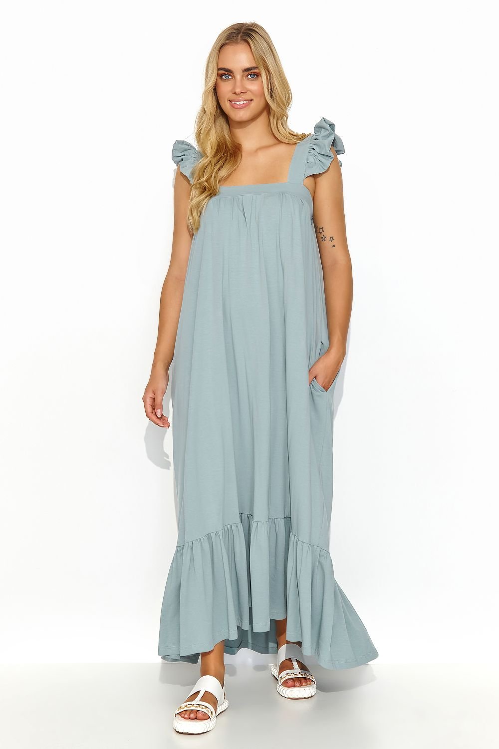 Day dress model 194345 Makadamia