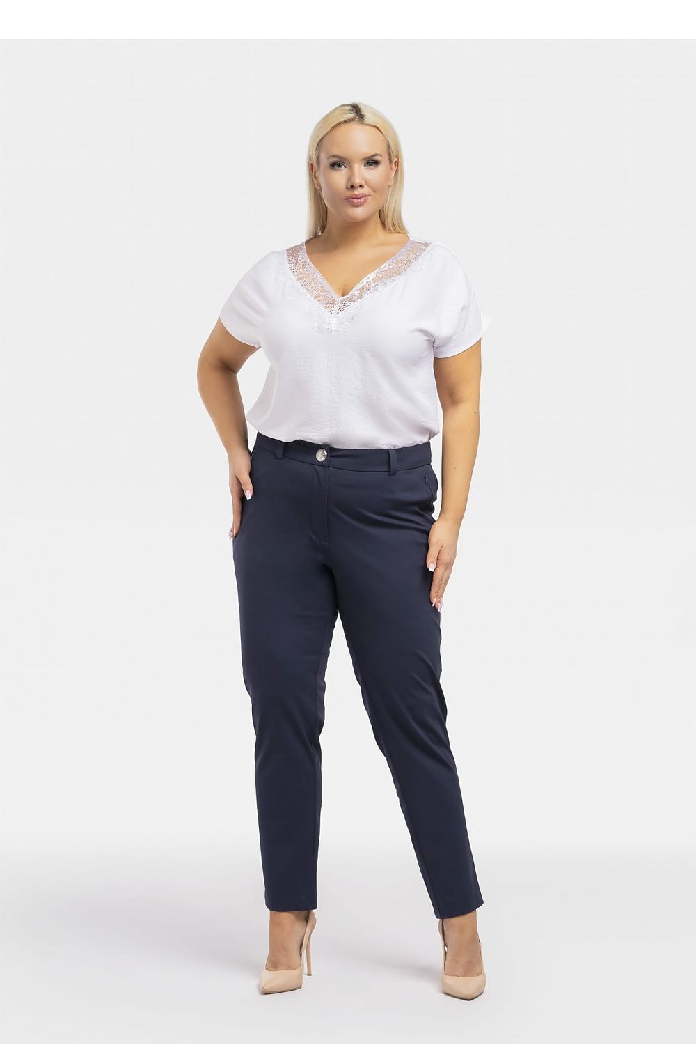 Grote maten Broek model 195032 Karko