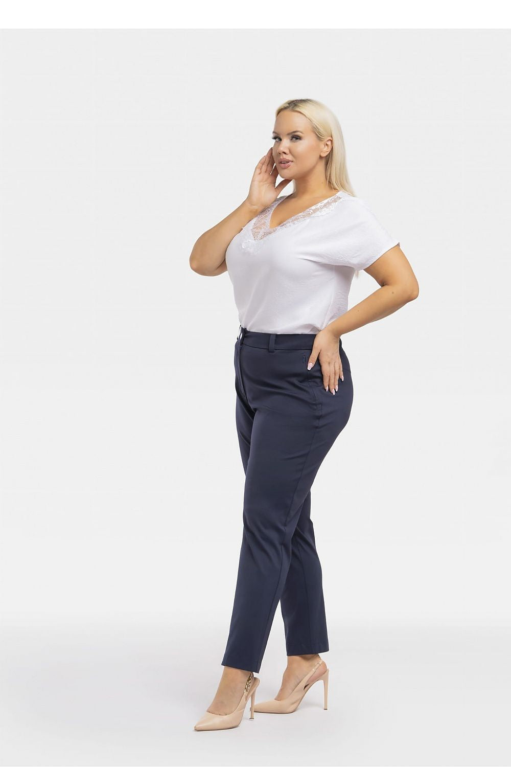 Grote maten Broek model 195032 Karko