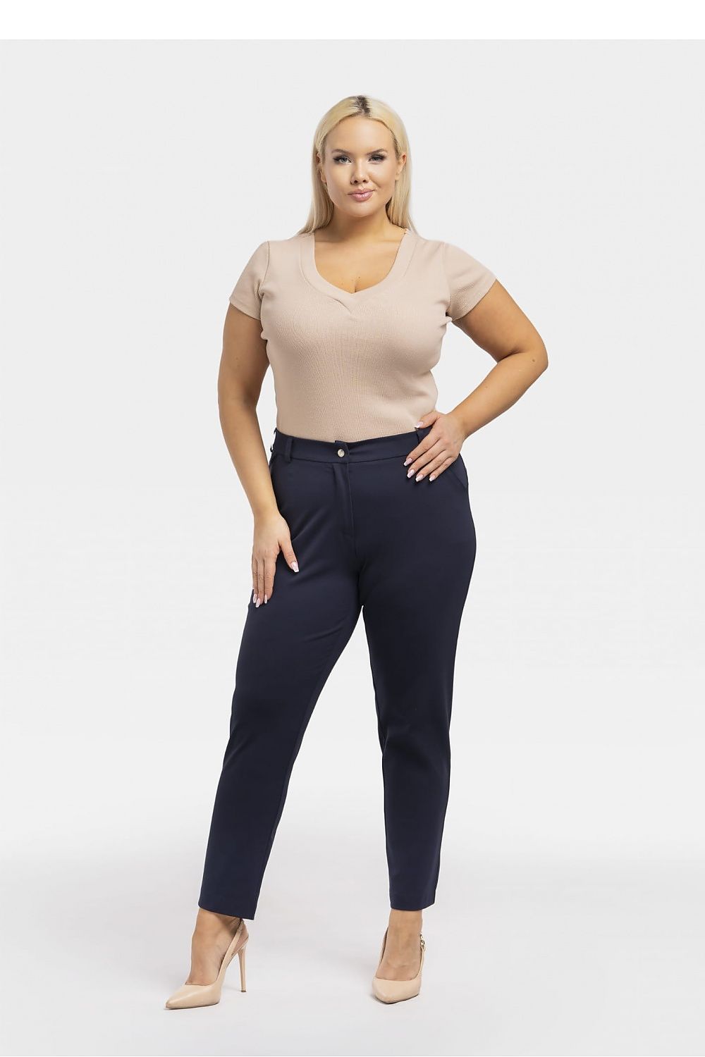 Grote maten Broek model 195038 Karko