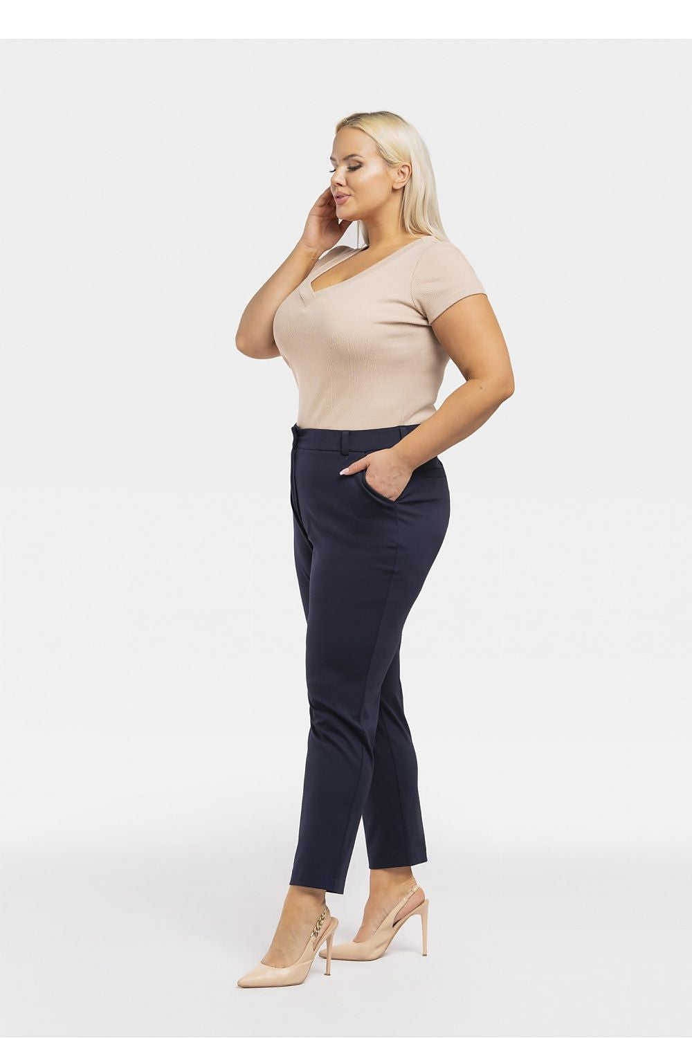 Grote maten Broek model 195038 Karko