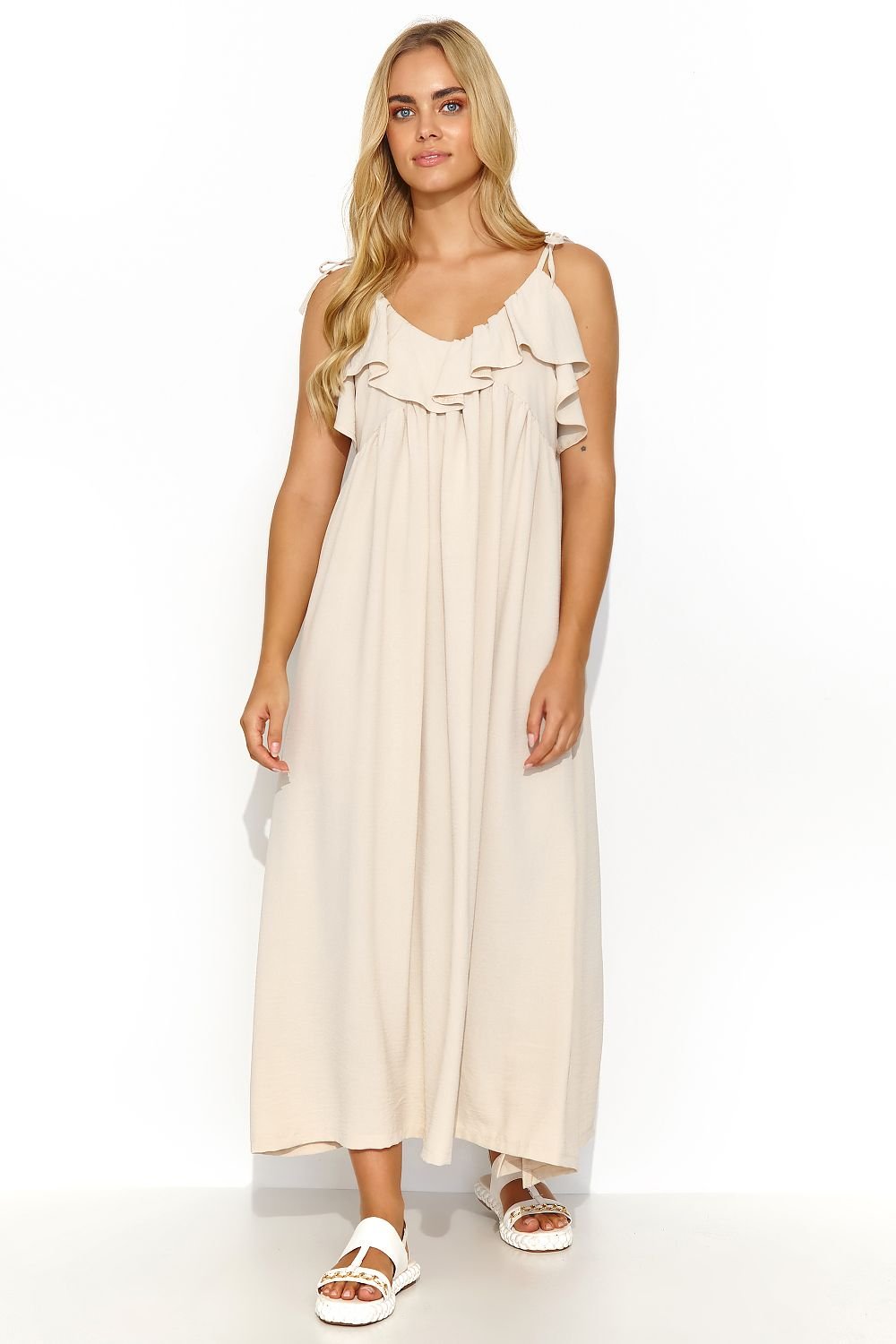 Day dress model 195014 Makadamia