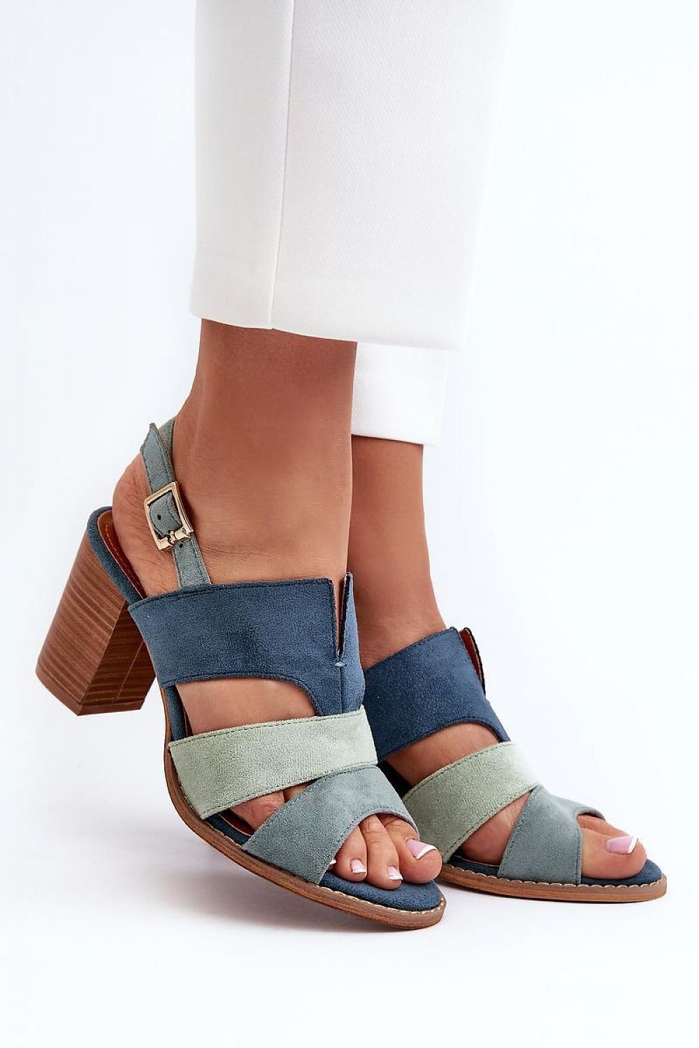 sandalen op hak model 196630 Step in style