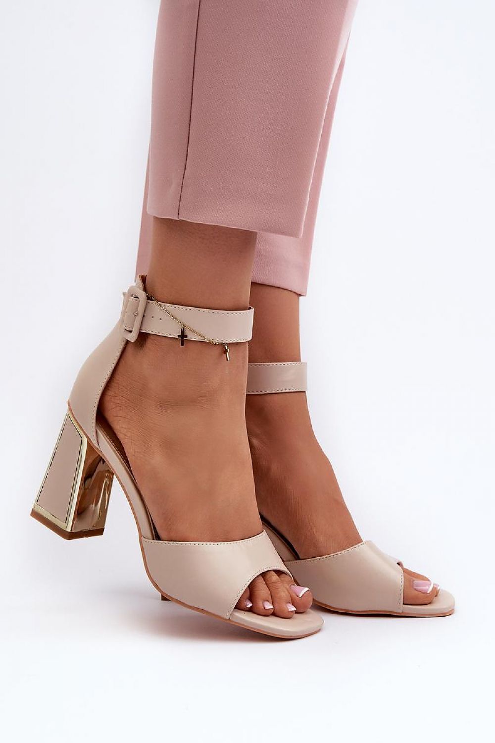 sandalen op hak model 197089 Step in style