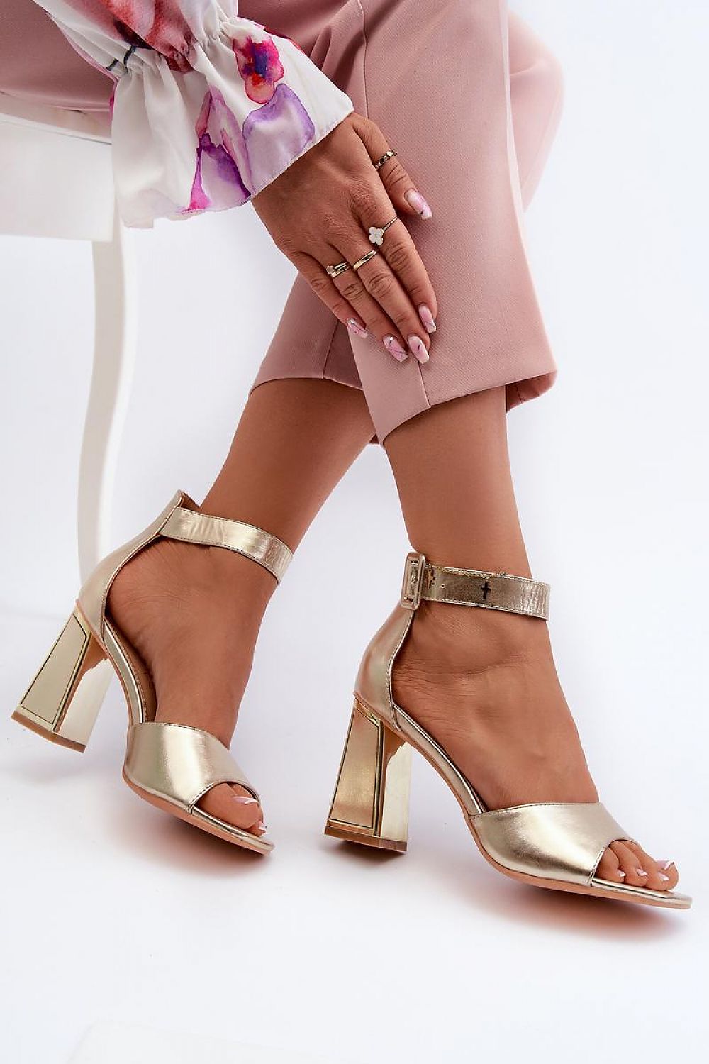 sandalen op hak model 197090 Step in style