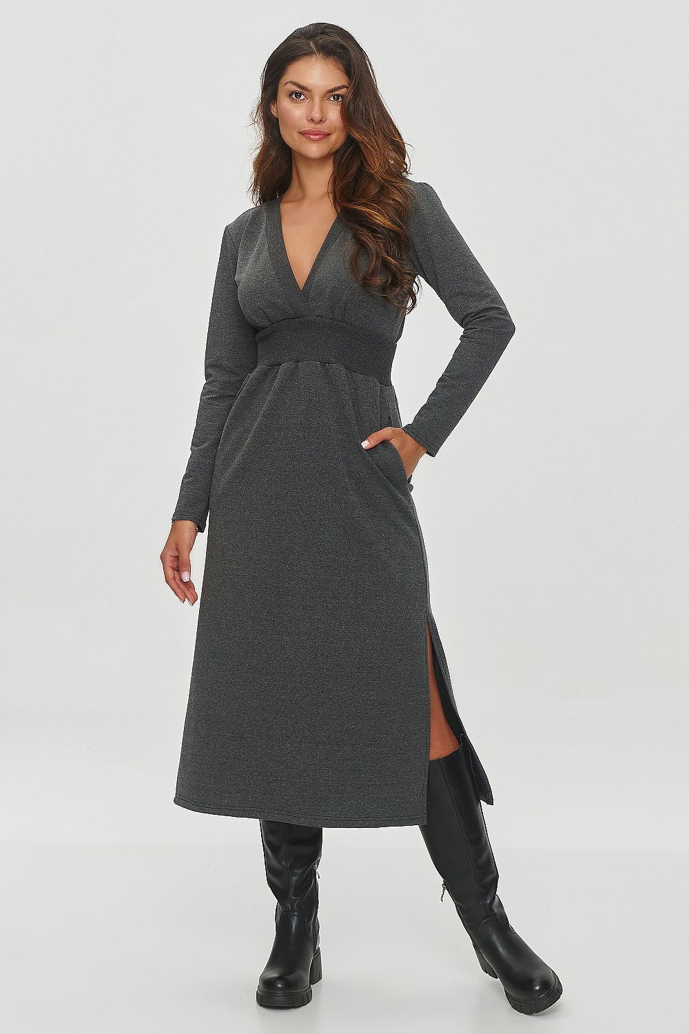 Day dress model 200039 Makadamia