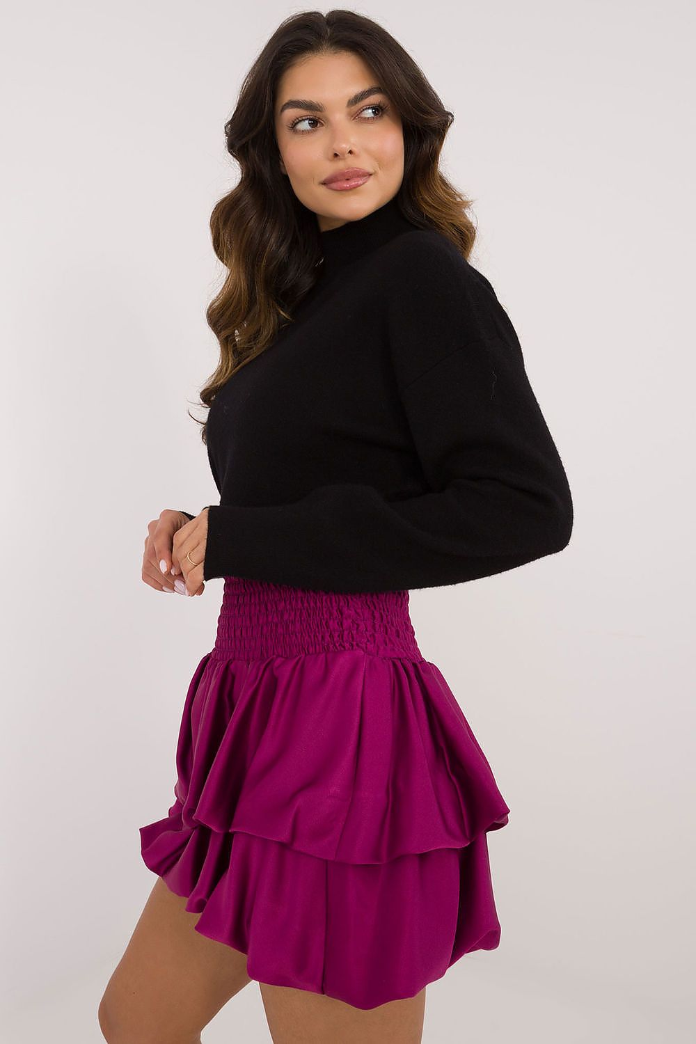 Short skirt model 201296 Italy Moda