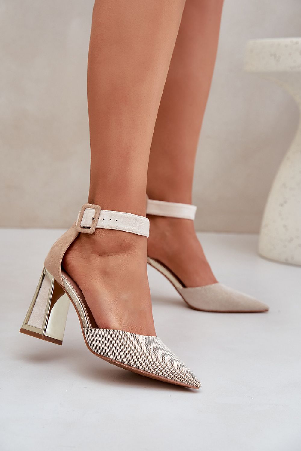 sandalen op hak model 208675 Step in style