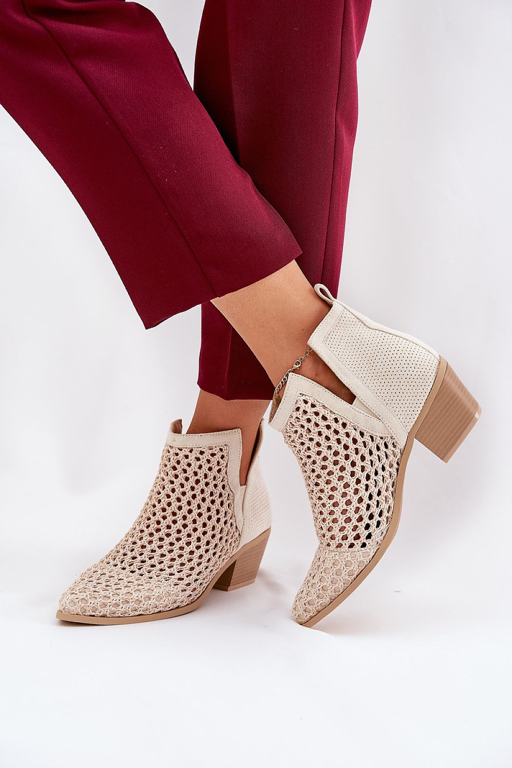 Laarsjes met hoge hak model 209413 Step in style