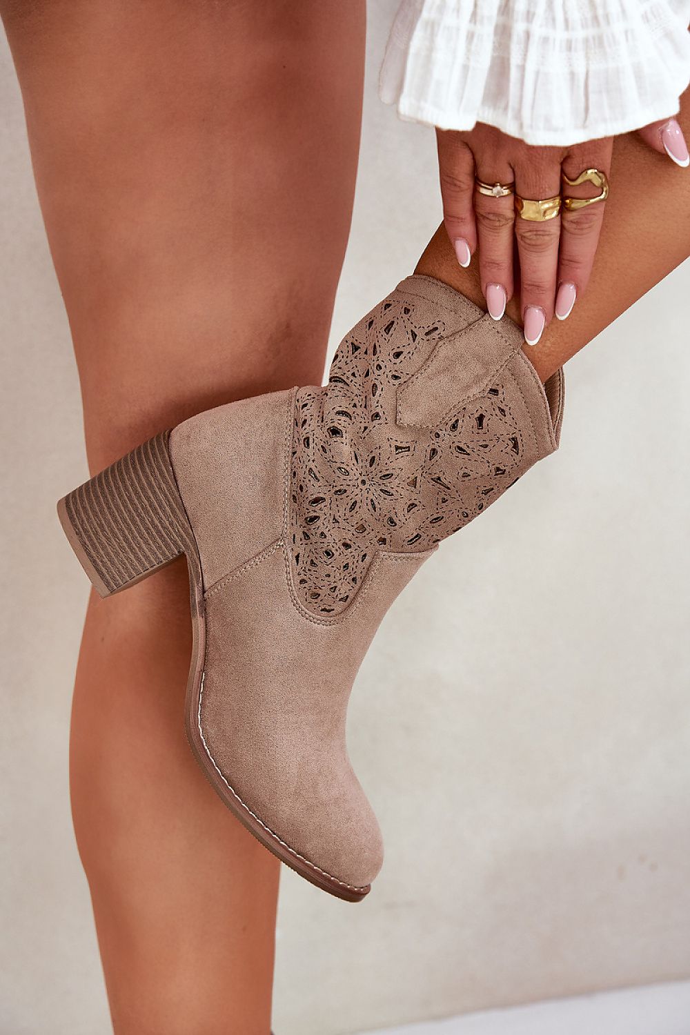 Laarsjes met hoge hak model 209416 Step in style