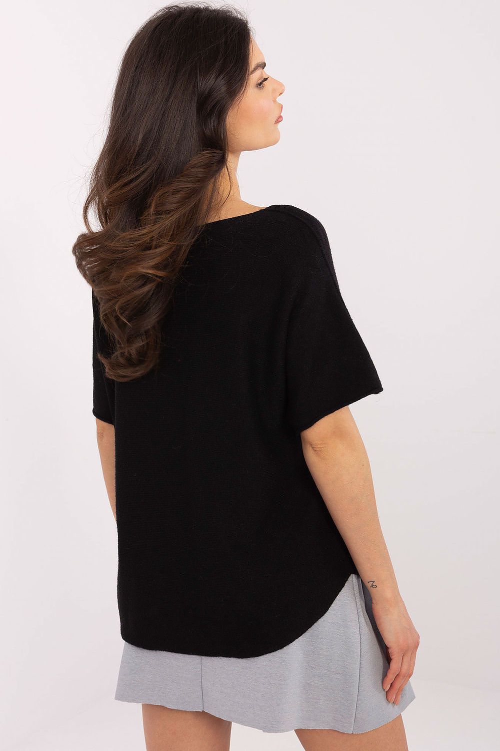 Trui met korte mouwen model 209994 Italy Moda