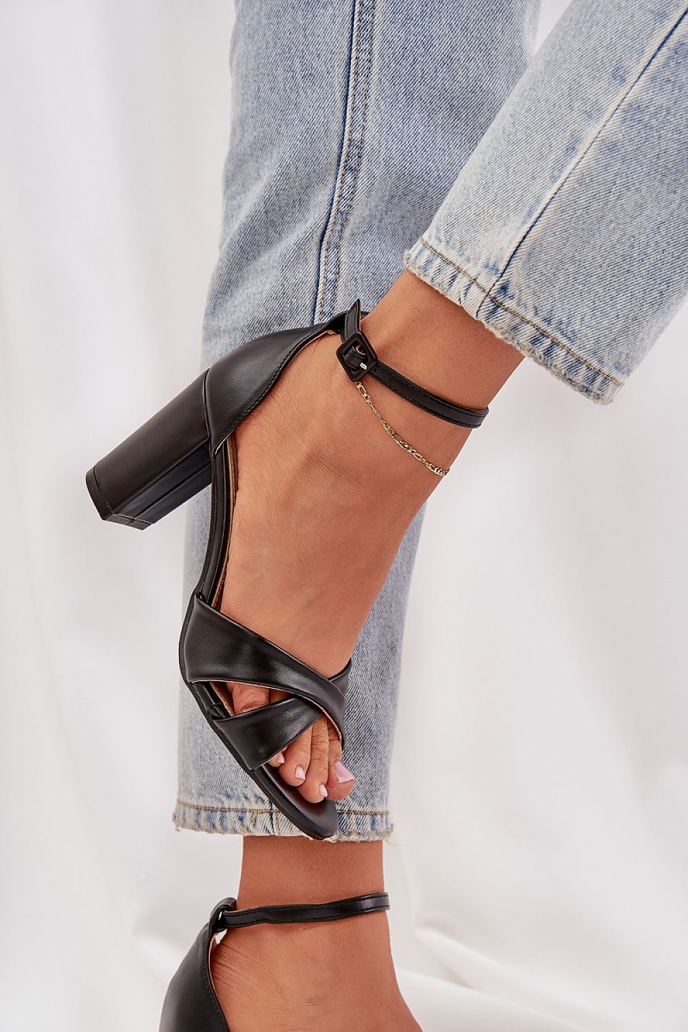 sandalen op hak model 210142 Step in style