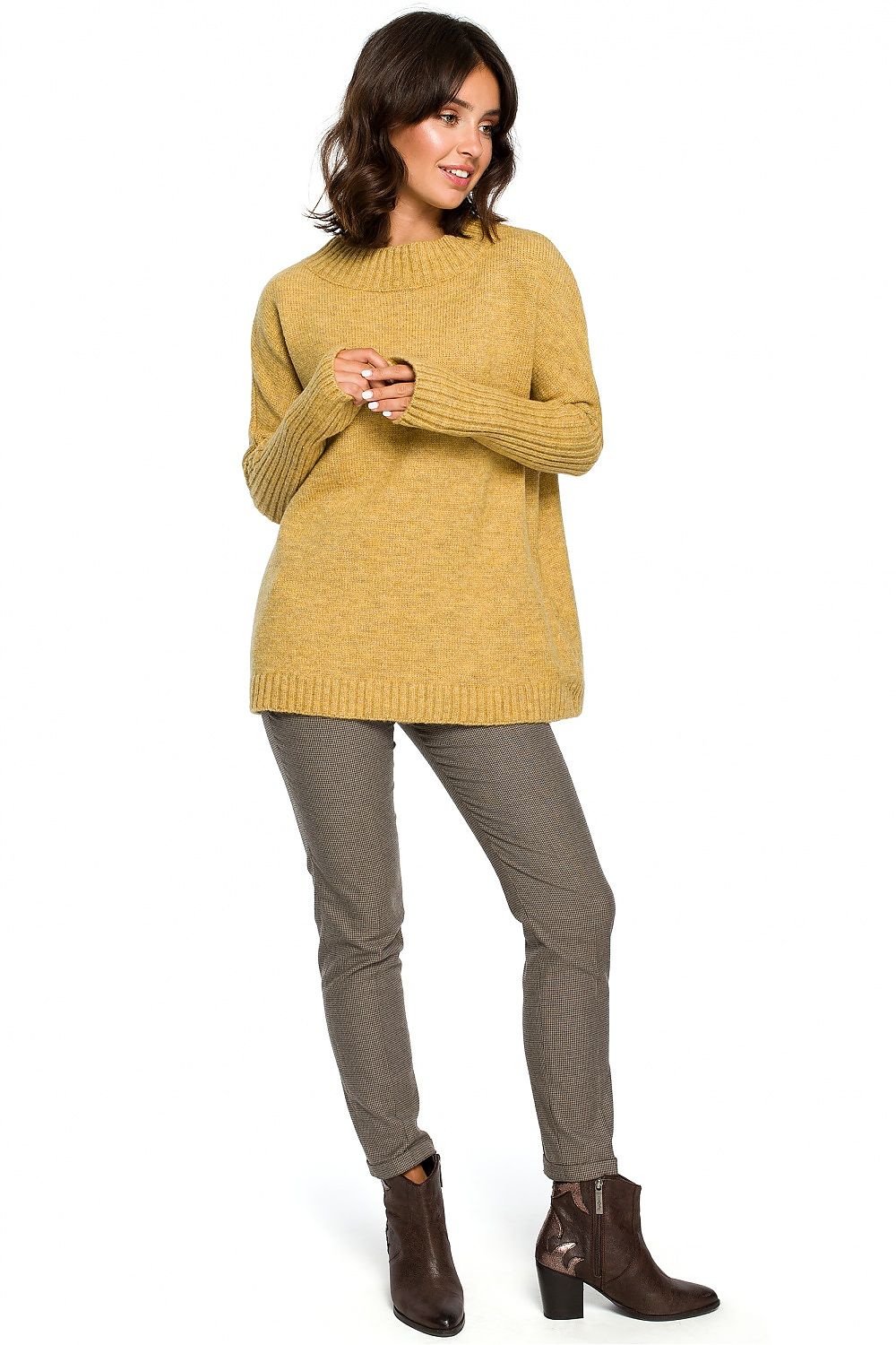 KimonPlush Sweater – Elegant Versatility for Every Look | 124225 BE Knit