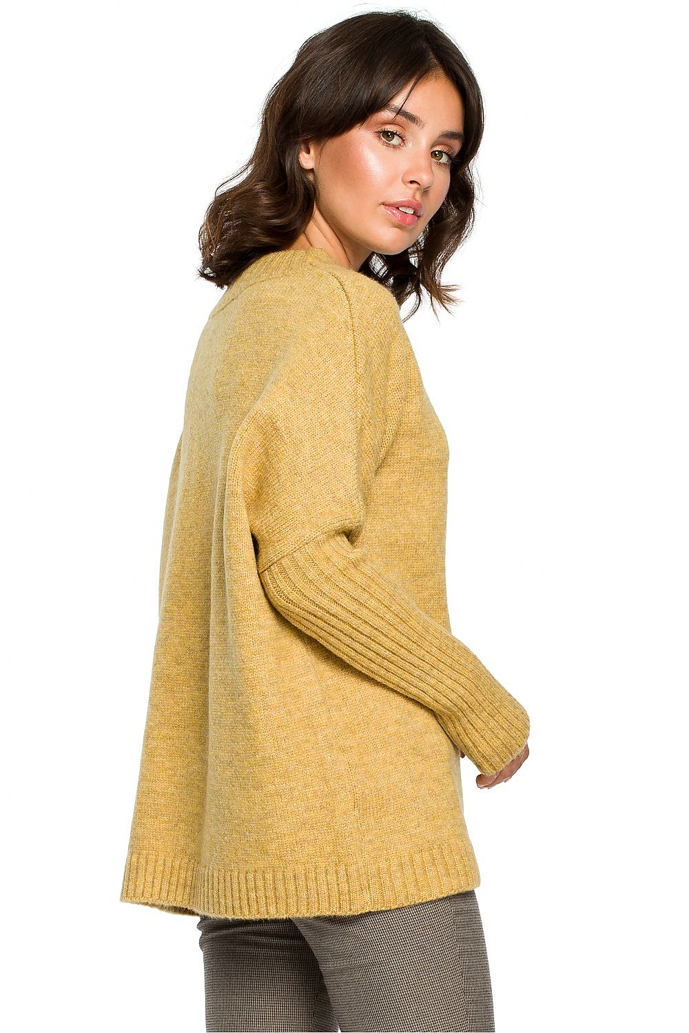 KimonPlush Sweater – Elegant Versatility for Every Look | 124225 BE Knit