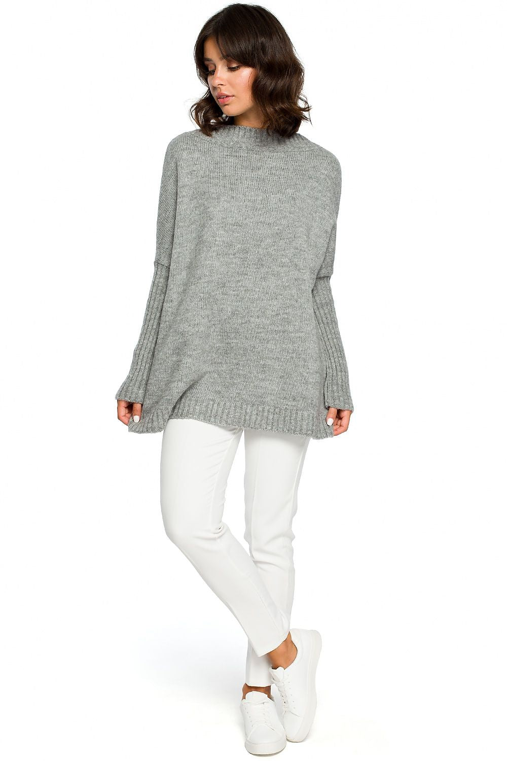 KimonPlush Sweater – Elegant Versatility for Every Look | 124225 BE Knit
