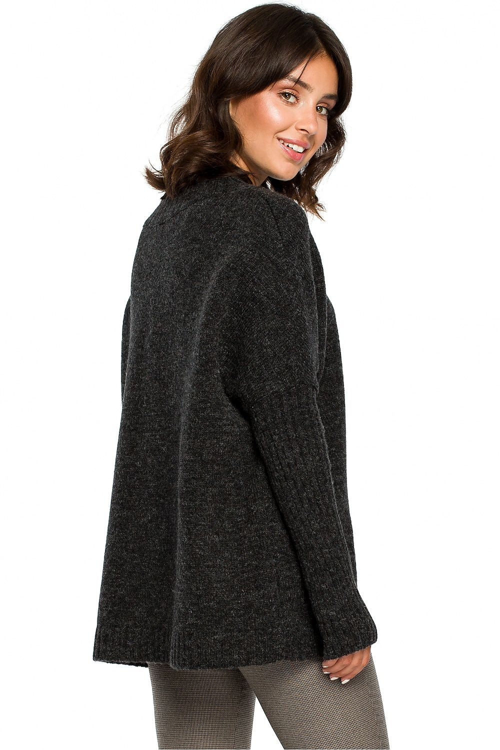 KimonPlush Sweater – Elegant Versatility for Every Look | 124225 BE Knit