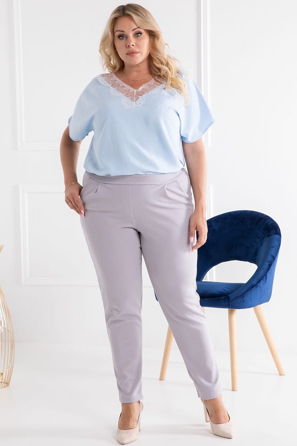 Grote maten Broek model 169223 Karko
