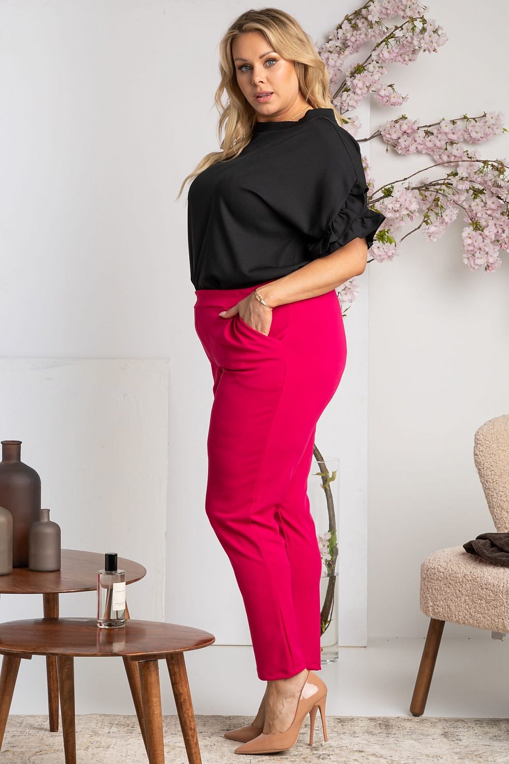Grote maten Broek model 169226 Karko