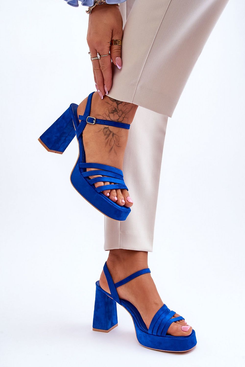 sandalen op hak model 179123 Step in style