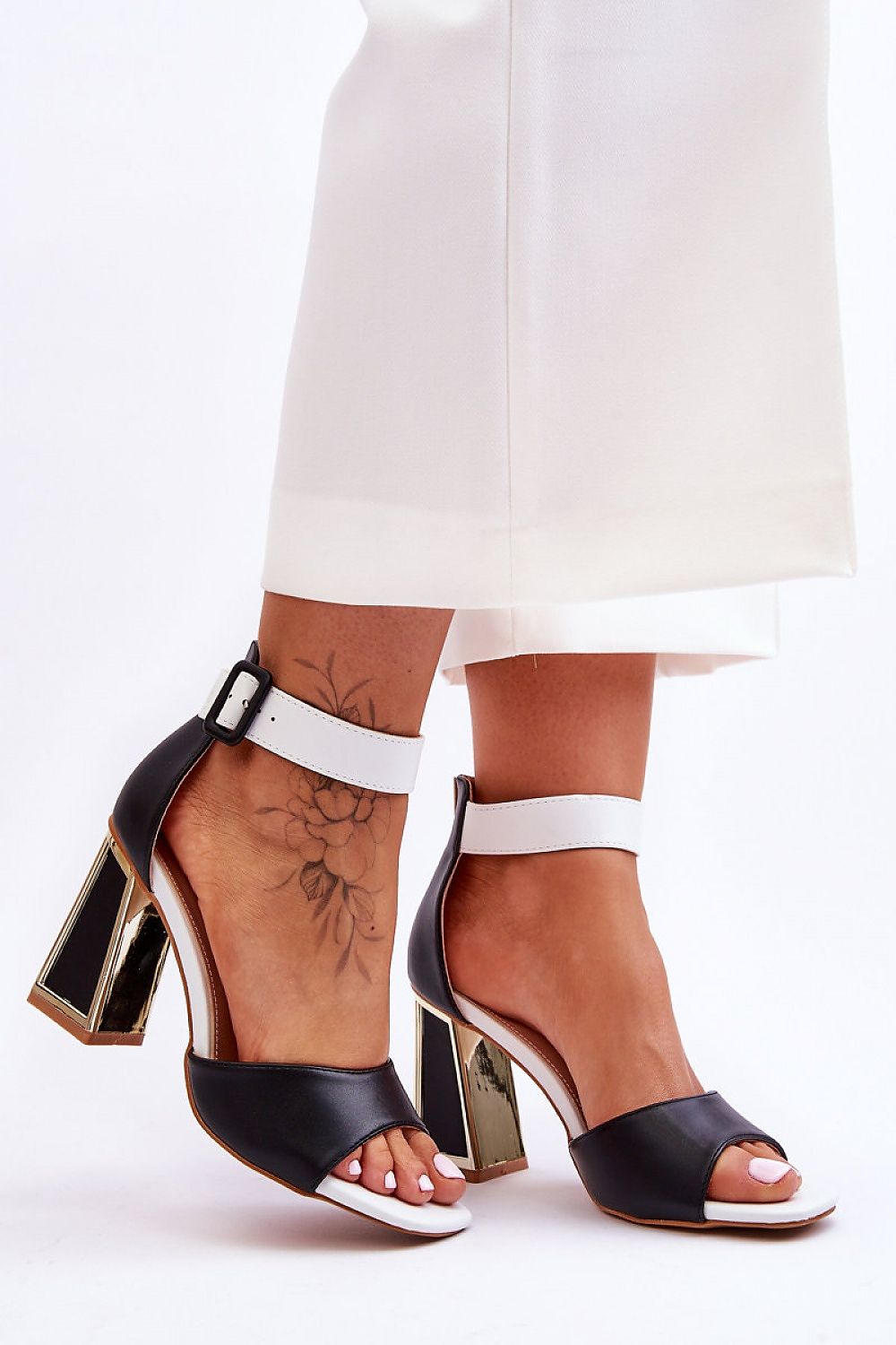sandalen op hak model 181022 Step in style