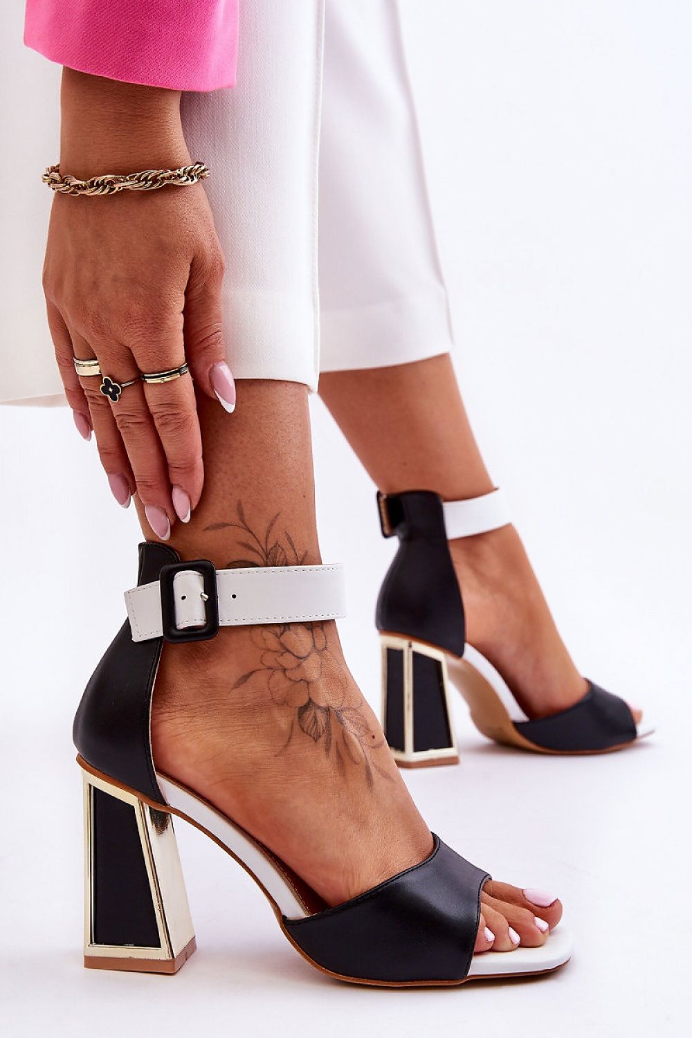 sandalen op hak model 181022 Step in style