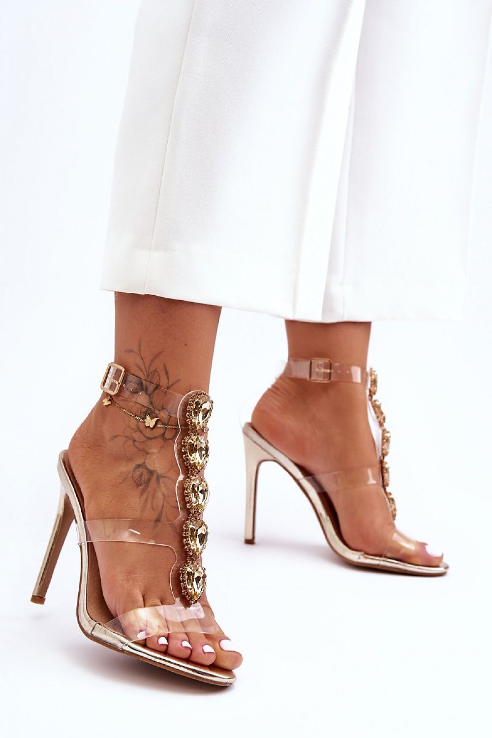 sandalen op hak model 183496 Step in style