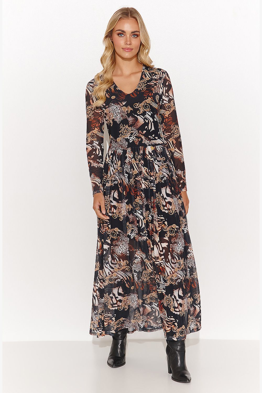 Day dress model 184807 Makadamia