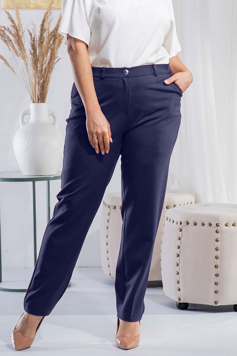 Grote maten Broek model 184893 Karko