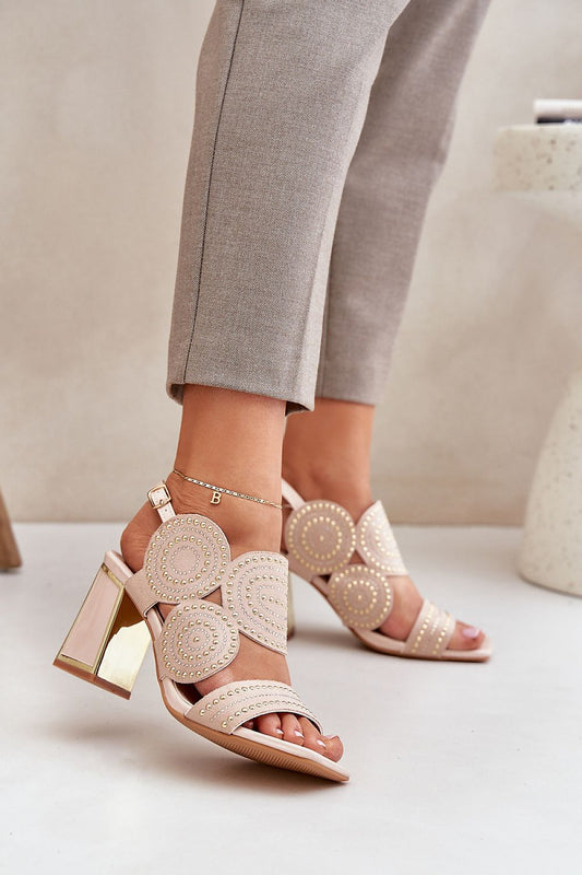  sandalen op hak model 210710 Step in style 