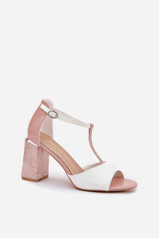 sandalen op hak model 213007