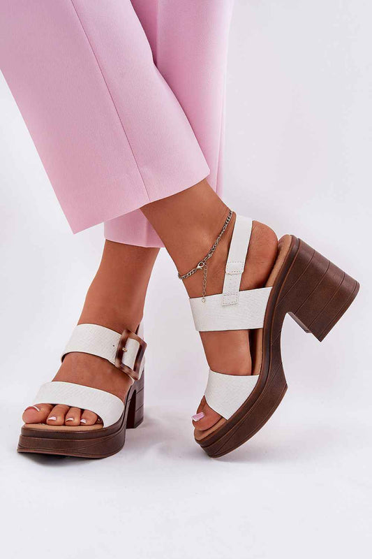 sandalen op hak model 213008