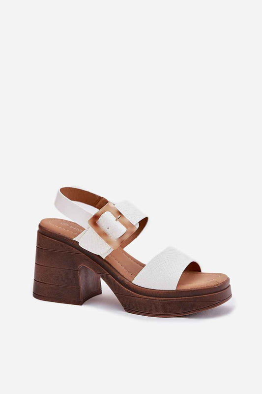 sandalen op hak model 213008