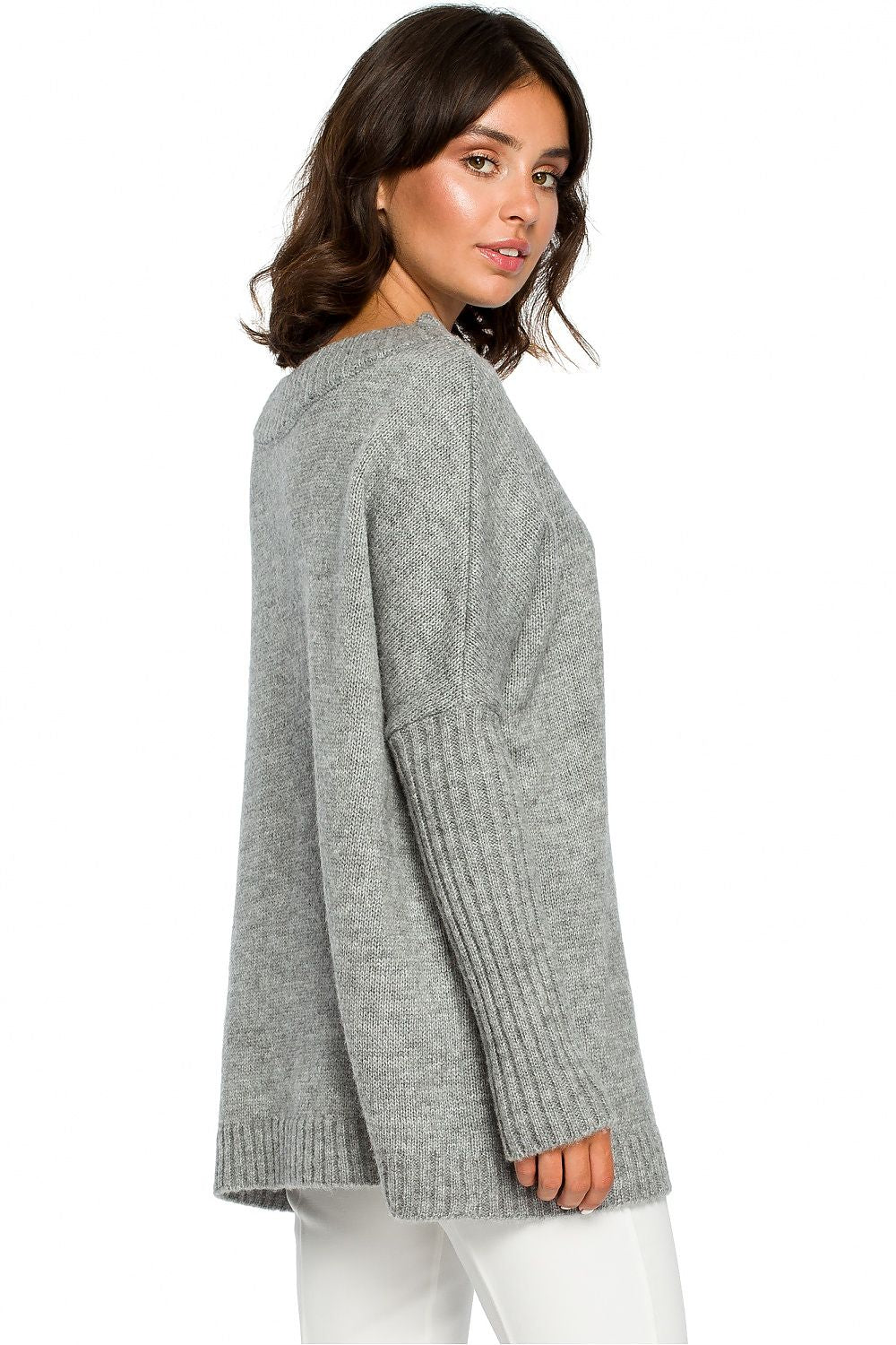 KimonPlush Sweater – Elegant Versatility for Every Look | 124225 BE Knit